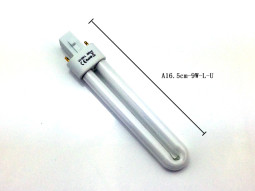 365nm UV cső ,  Trafós,A16.5cm-9W-L-U  A16