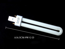 365nm UV cső ,Digitális , A16.5cm-9W-U-D  A16