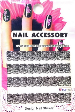 Akril Hatású Matrica,Csipke ,vizes,  BLE1507  507