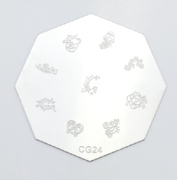 Körömnyomda mintázó korong G24