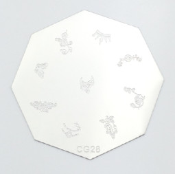 Körömnyomda mintázó korong G28