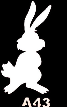 Csill&aacute;m tetov&aacute;l&oacute; sablon 5x8cm TS-A43  A43