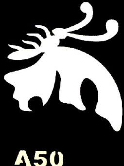 Csill&aacute;m tetov&aacute;l&oacute; sablon 5x8cm TS-A50  A50