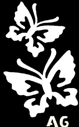 Csill&aacute;m tetov&aacute;l&oacute; sablon 5x8cm TS-A6  -A6