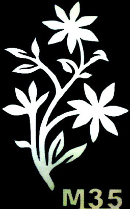 Csill&aacute;m tetov&aacute;l&oacute; sablon 5x8cm TS-M35  M35