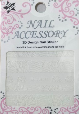 Csipke Köröm Matrica,öntapadós,  HBJY010W  10W