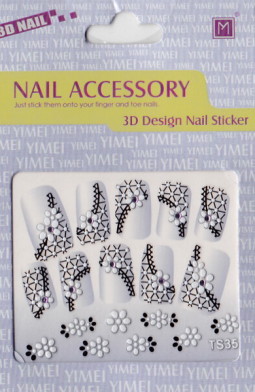 Csipke Köröm Matrica,öntapadós,  TS35  S35