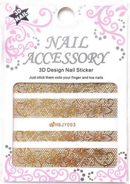 Csipke Köröm Matrica,öntapadós, HBJY003G  03G