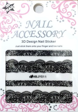 Csipke Köröm Matrica,öntapadós, HBJY011B  11B