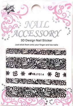 Csipke Köröm Matrica,öntapadós, HBJY014B  14B