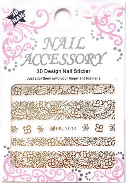 Csipke Köröm Matrica,öntapadós, HBJY014G  14G