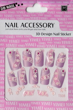 Csipke Köröm Matrica,öntapadós, TS06  S06