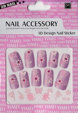 Csipke Köröm Matrica,öntapadós,TS16  S16