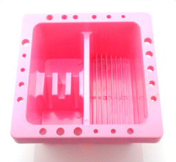 Ecsetmosó és tartó tál-2 pink  021