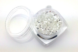 Flitter 1/24,Crystal ezüst 3g   234