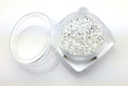 Flitter 1/32,Crystal ezüst 3g   133