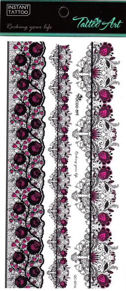 Henna tetov&aacute;l&aacute;s matrica 11cmX21cm QC501E  01E