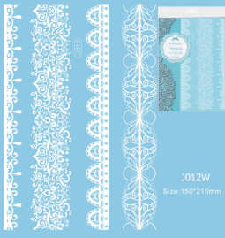 Henna tetov&aacute;l&aacute;s matrica 15cmX21cm J012W  12W