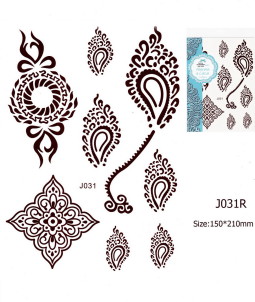 Henna tetov&aacute;l&aacute;s matrica 15cmX21cm J031R  31R