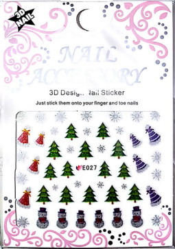 Kar&aacute;csony K&ouml;r&ouml;m  matrica ,&ouml;ntapad&oacute;s, E027  027