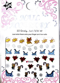 Kar&aacute;csony K&ouml;r&ouml;m  matrica ,&ouml;ntapad&oacute;s,E030  030