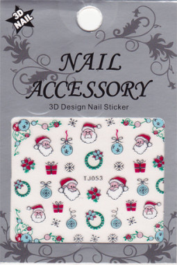 Kar&aacute;csony K&ouml;r&ouml;m  matrica ,&ouml;ntapad&oacute;s,TJ053  053