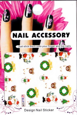 Kar&aacute;csony K&ouml;r&ouml;m  matrica,vizes, BLE124  124