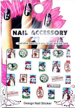 Kar&aacute;csony K&ouml;r&ouml;m  matrica,vizes, BLE2332  332