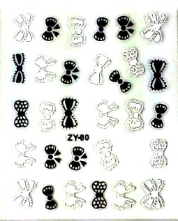 Köröm  matrica ,öntapadós, ZY-80  -80