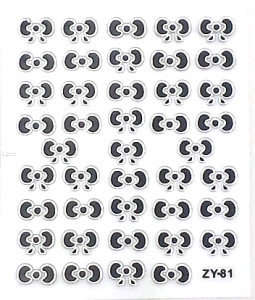 Köröm  matrica ,öntapadós, ZY-81  -81