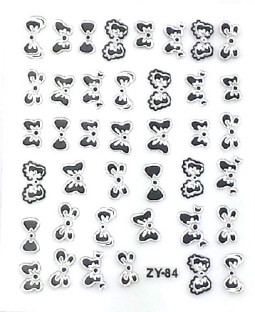 Köröm  matrica ,öntapadós, ZY-84  -84