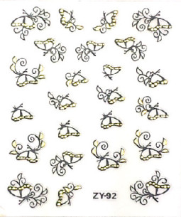 Köröm  matrica ,öntapadós, ZY-92  -92