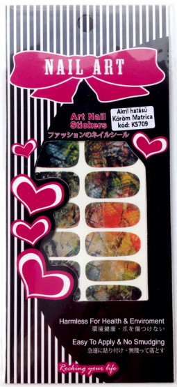 Köröm  matrica ,öntapadós,K5709B  09B