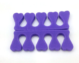 Lábújj szeparátor ,puha habszivacs,lila  161