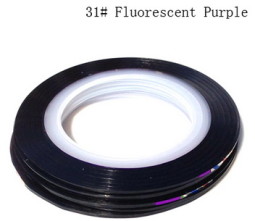 Műköröm díszítő csík 31-Fluorescent Purple  031