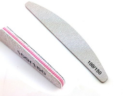 Szürke Reszelő íves,középen Pink 100/150  051